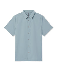 Short Sleeve Manhattan Button Down Men's Mist Shirt | Vuori onsale