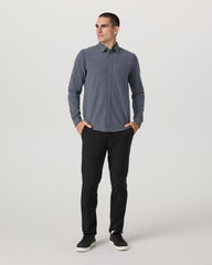 Long Sleeve Bridge Button Down Men's Moonlight Shirt | Vuori for sale