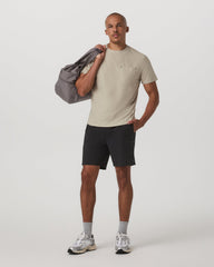 Short Sleeve Strato Pocket Tee-Relaxed Fit Truffle Heather | Vuori for sale