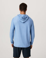 Strato Tech Hoodie Men's Isle Blue Heather Hoodie | Vuori for sale