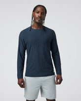 Long-Sleeve Strato Tech Tee Navy Long Sleeve Top | Vuori discount