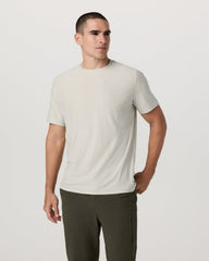 Strato Tech Tee Men's Mushroom Heather T-Shirt | Vuori for sale