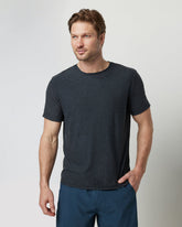 Strato Tech Tee Men's Charcoal Moisture Wicking Shirt | Vuori online