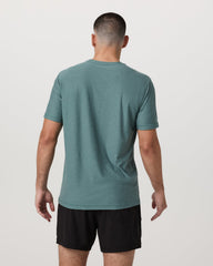 Strato Tech Tee Men's Bluegrass Heather T-Shirt | Vuori discount