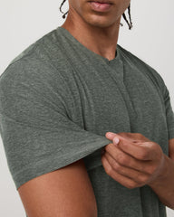 Strato Tech Tee Men's River Rock Heather T-Shirt | Vuori sale