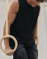 Strato Muscle Tee Men's Black Muscle Shirt | Vuori discount