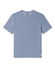 Strato Tech Tee Men's Chambray Heather Workout Shirt | Vuori online