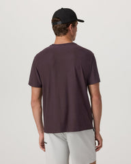 Short Sleeve Strato Pocket Tee - Relaxed Fit Raisin Heather | Vuori discount