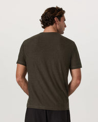 Strato Tech Tee Men's Dark Oregano Heather T-Shirt | Vuori outlet