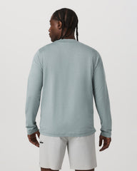 Long Sleeve Ponto Performance Tee Misty Blue Heather | Vuori sale