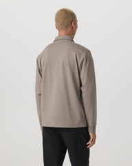 Men's Long Sleeve Coronado Rugby Walnut Heather | Vuori for sale