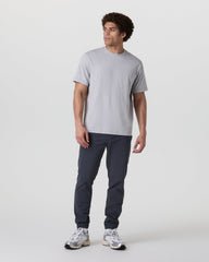 Short Sleeve Ponto Tee - Relaxed Fit Frost Grey Heather | Vuori online