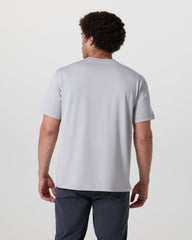 Short Sleeve Ponto Tee - Relaxed Fit Frost Grey Heather | Vuori online