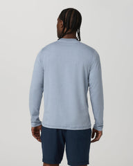 Long Sleeve Ponto Performance Tee Blue Dusk Heather | Vuori discount