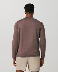 Men's Long Sleeve Ponto Performance Tee Elm Heather | Vuori sale