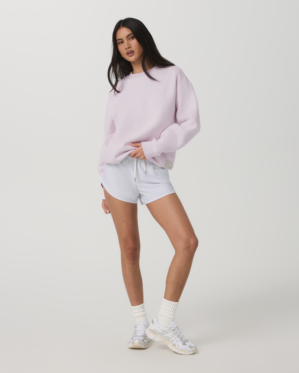 Restore Oversized Crew 2.0 Women's Lilac Breeze Sweatshirt | Vuori onsale
