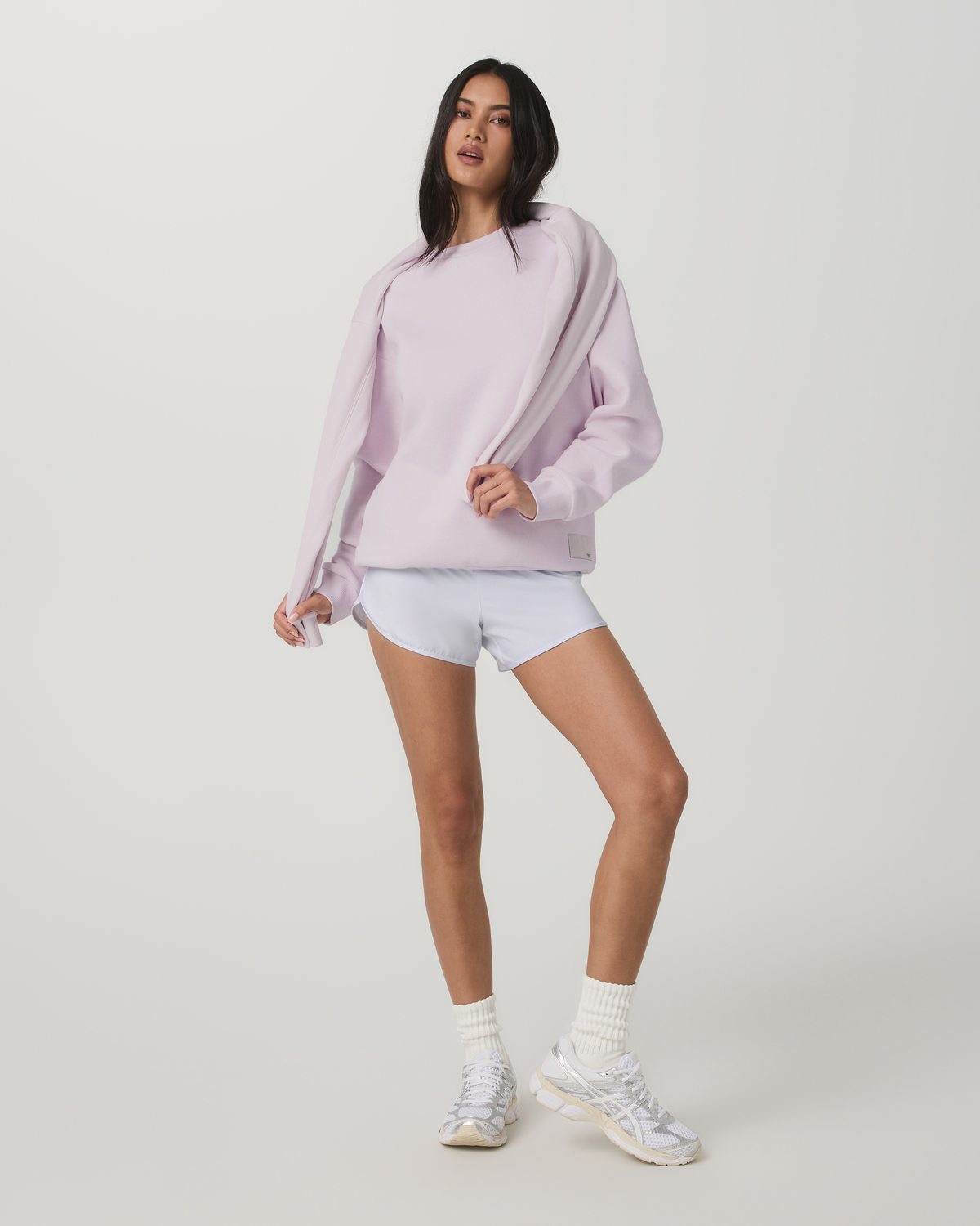 Restore Oversized Crew 2.0 Women's Lilac Breeze Sweatshirt | Vuori onsale