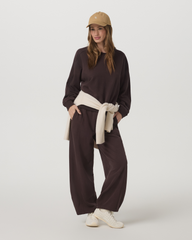 Sedona Seams Crew Women's French Roast Sweatshirt | Vuori shop