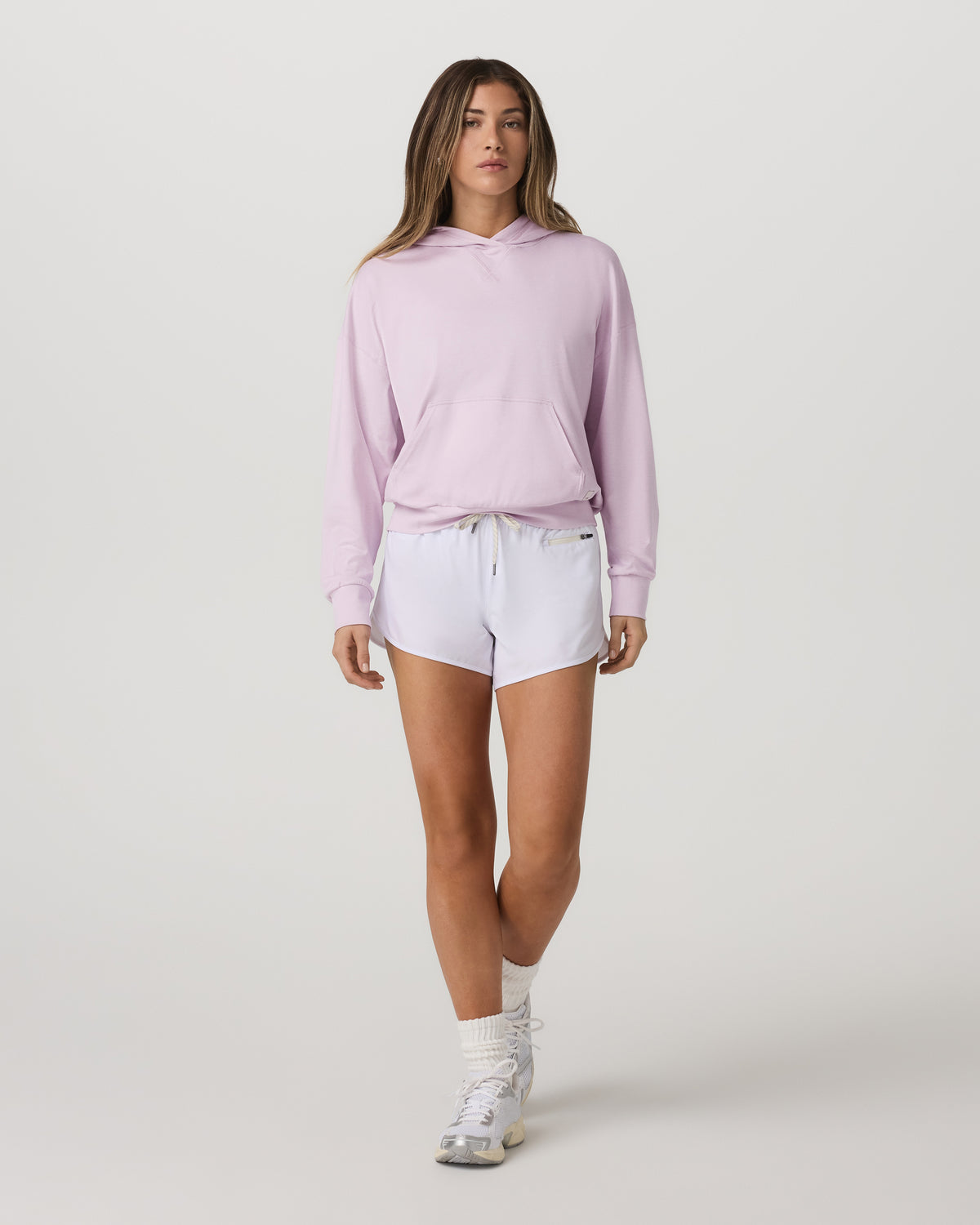 Women's Halo Modern Pullover Hoodie Lilac Breeze Heather | Vuori onsale