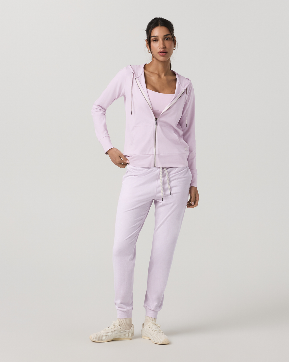 Halo Performance Hoodie 2.0 Lilac Breeze Heather Hoodie | Vuori for sale