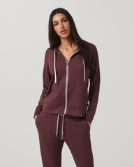 Women's Halo Performance Hoodie 2.0 Fig Heather | Vuori discount