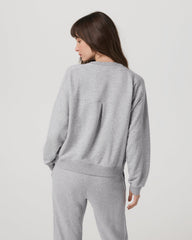 Sedona Seams Crew Women's Light Heather Grey Sweatshirt | Vuori shop