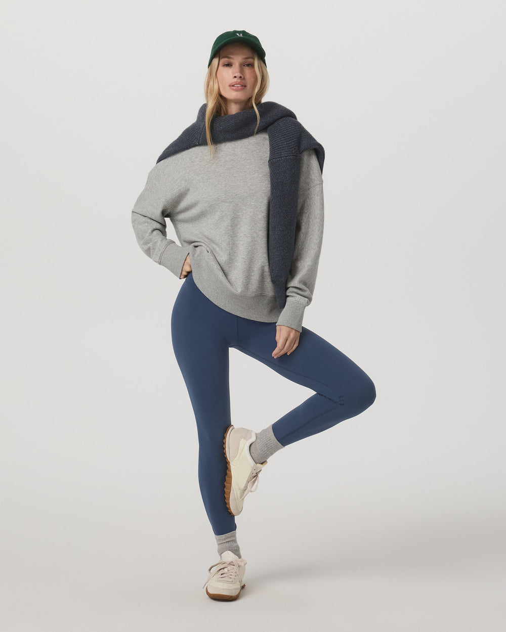 Sedona Weekender Crew Light Heather Grey Crewneck | Vuori discount