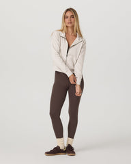Halo Full Zip Hoodie Women's Ecru Heather Hoodie | Vuori outlet