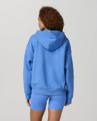 Restore Full Zip Hoodie Riviera Blue Zip-Up Sweater | Vuori online