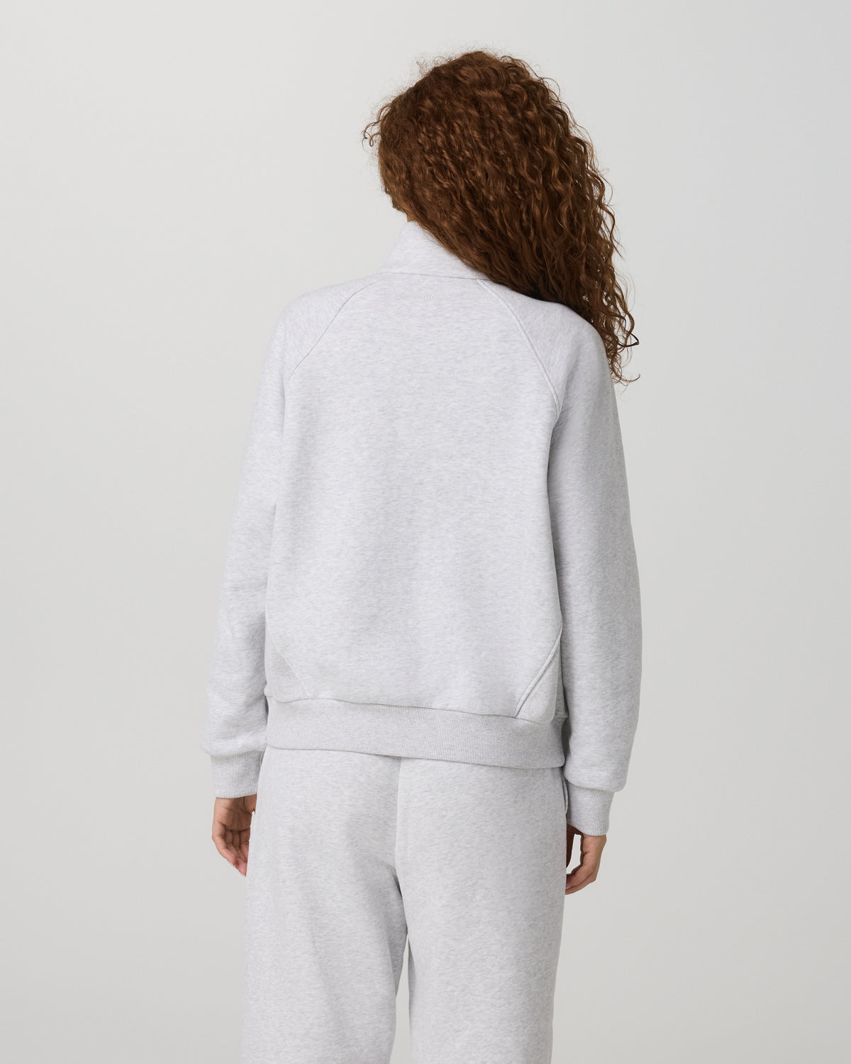 Restore Double Zip Sweatshirt Pale Grey Heather Full-Zip | Vuori discount