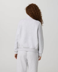 Restore Double Zip Sweatshirt Pale Grey Heather Full-Zip | Vuori discount