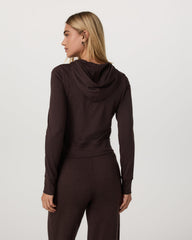 Halo Mini FZ Hoodie Women's Java Heather Hoodie | Vuori onsale
