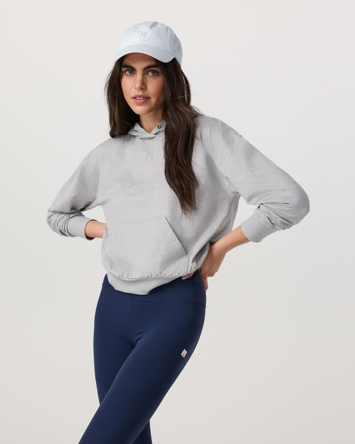 Halo Pullover Hoodie Women's Pale Heather Grey Hoodie | Vuori online