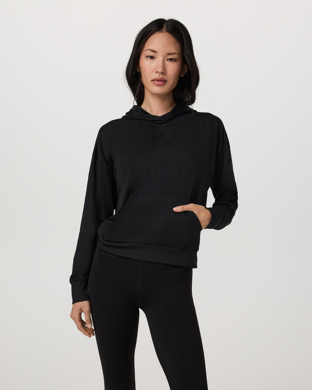 Halo Pullover Hoodie Women's Black Heather Hoodie | Vuori outlet