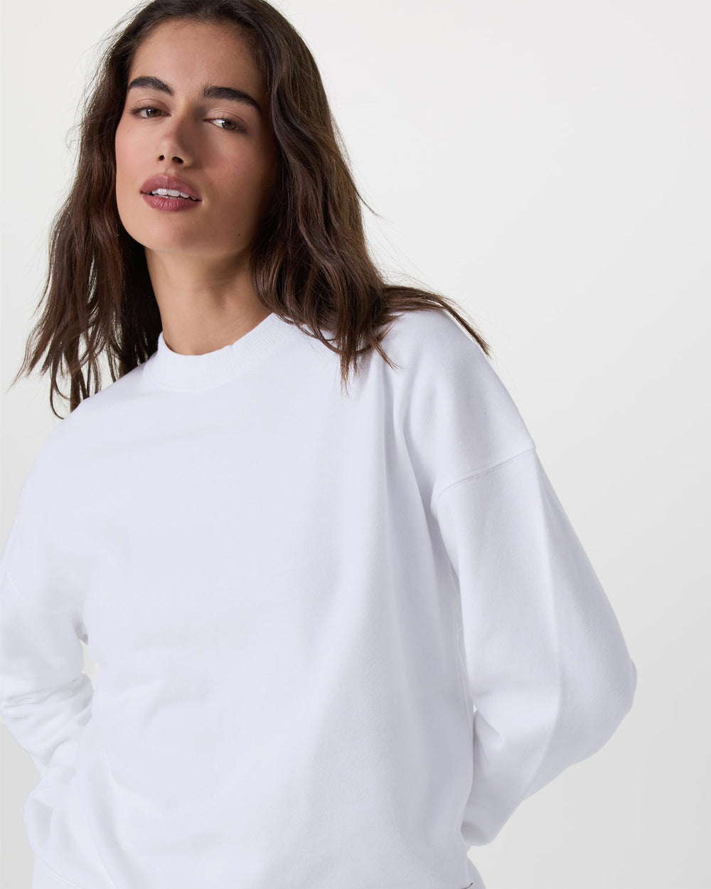 Sedona Weekender Crew Women's White Pullover | Vuori sale