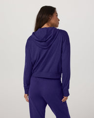 Halo Full Zip Hoodie Women's Stellar Sky Heather Hoodie | Vuori online