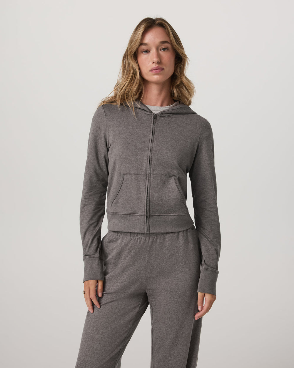 Halo Mini FZ Hoodie Women's Chia Heather Hoodie | Vuori discount