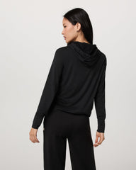 Halo Essential Hoodie Black Heather Sweatshirt | Vuori sale