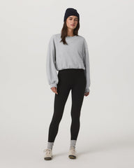 Sedona Bubble Crew Women's Light Heather Grey Crewneck | Vuori sale