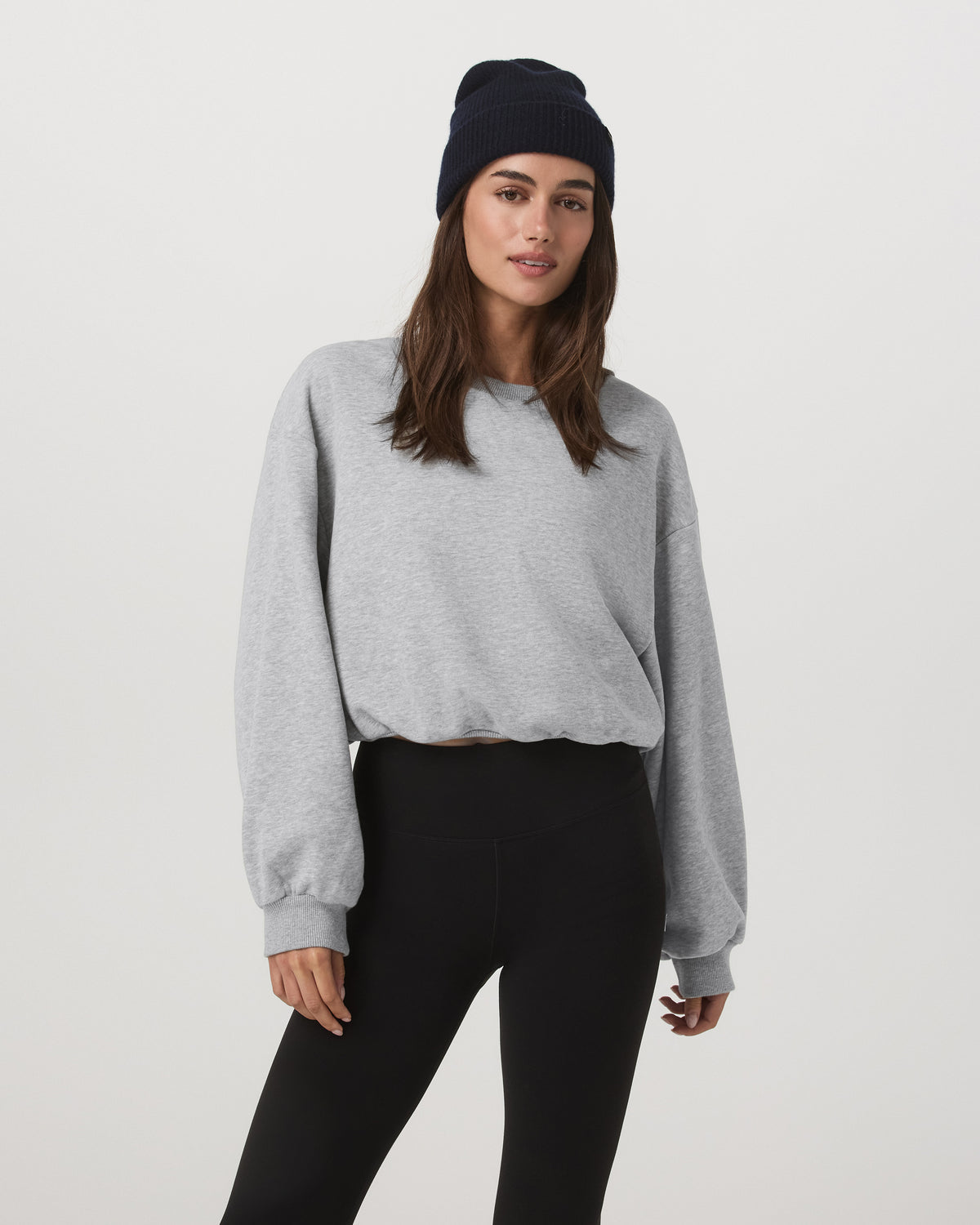 Sedona Bubble Crew Women's Light Heather Grey Crewneck | Vuori sale