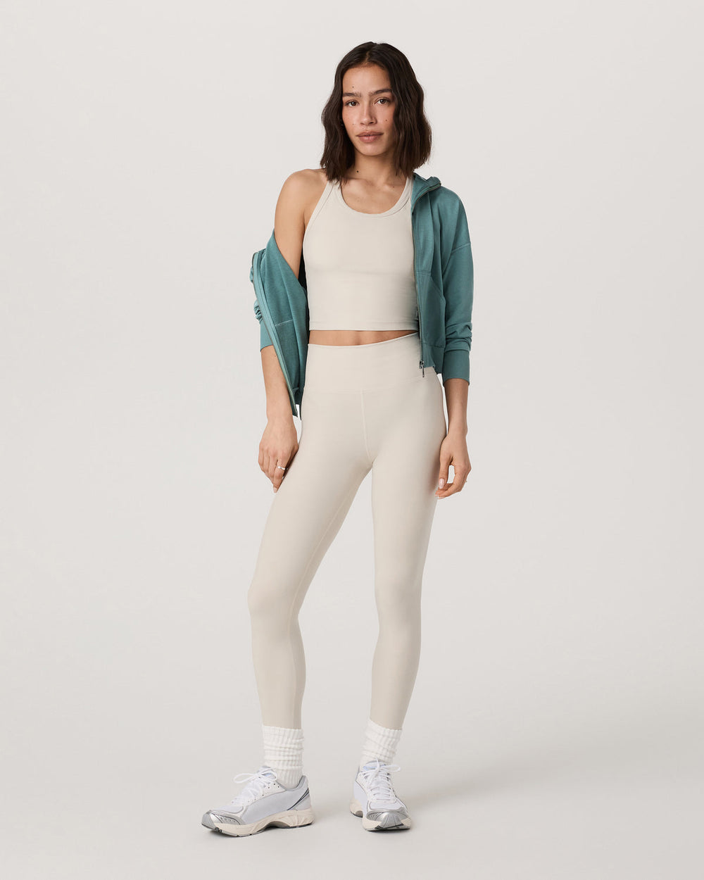 Halo Full Zip Hoodie Women's Bluegrass Heather Hoodie | Vuori onsale