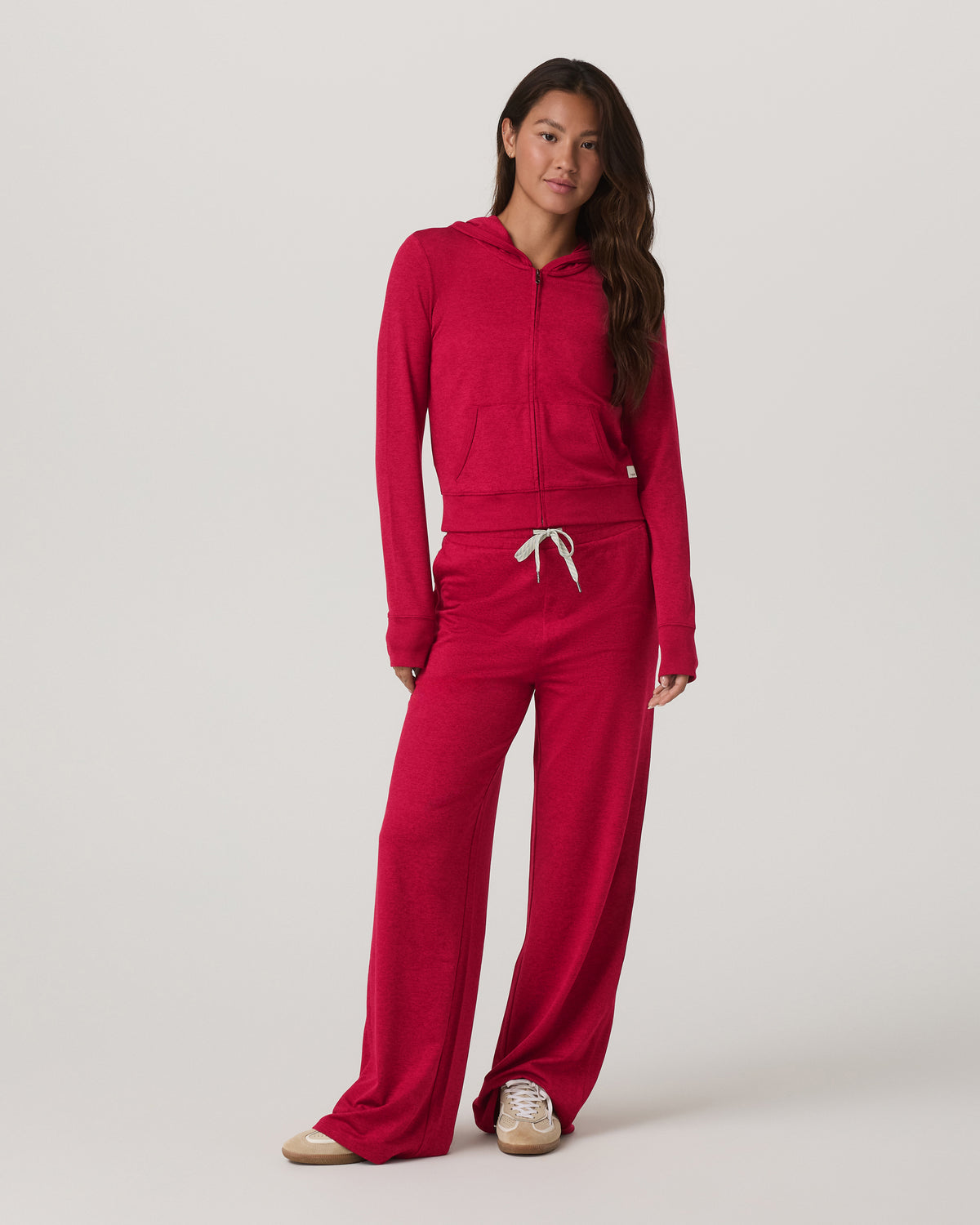 Halo Mini FZ Hoodie Women's Strawberry Heather Hoodie | Vuori online