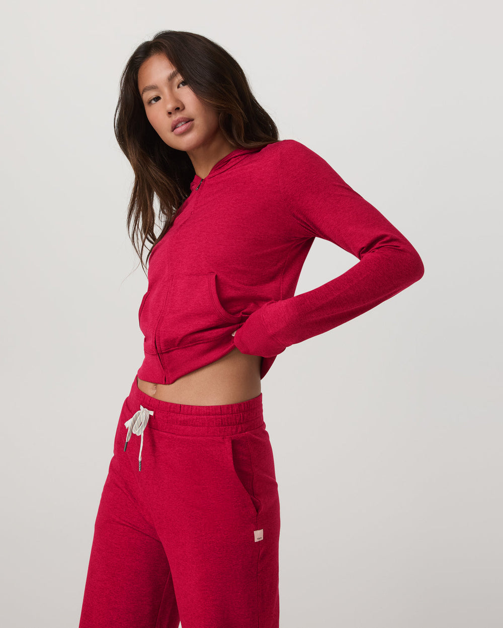 Halo Mini FZ Hoodie Women's Strawberry Heather Hoodie | Vuori online