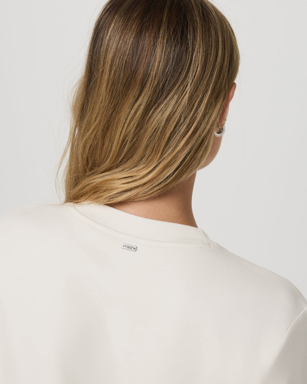 Compose Crew Marshmallow Pullover Fleece Sweatshirt | Vuori discount