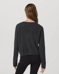 Émilie Cashmere Cardi Women's Charcoal Heather | Vuori sale