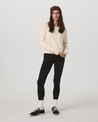 Émilie Cashmere Crew Women's Porcelain Pullover | Vuori onsale