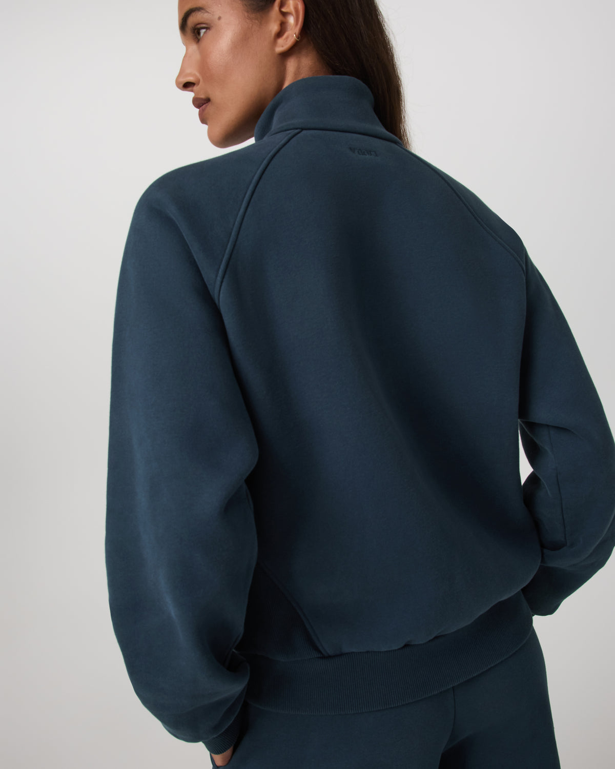 Restore Double Zip Sweatshirt Ocean Blue Full-Zip Fleece | Vuori outlet
