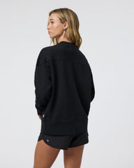 Sedona Weekender Crew Women's Black Pullover | Vuori online