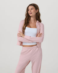 Halo Mini FZ Hoodie Women's Vintage Rose Hoodie | Vuori onsale