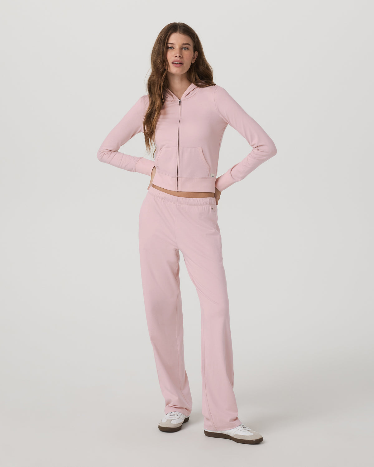 Halo Mini FZ Hoodie Women's Vintage Rose Hoodie | Vuori onsale
